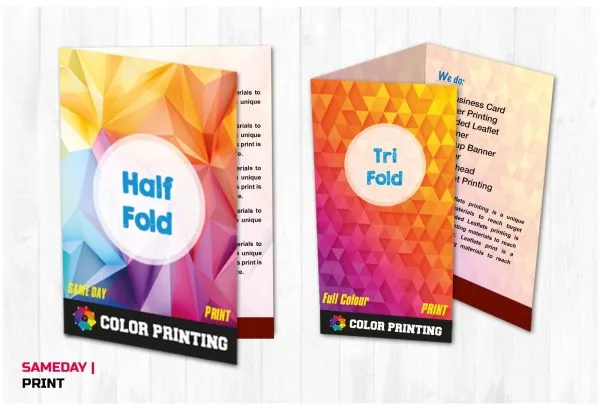 A4 to DL Leaflets