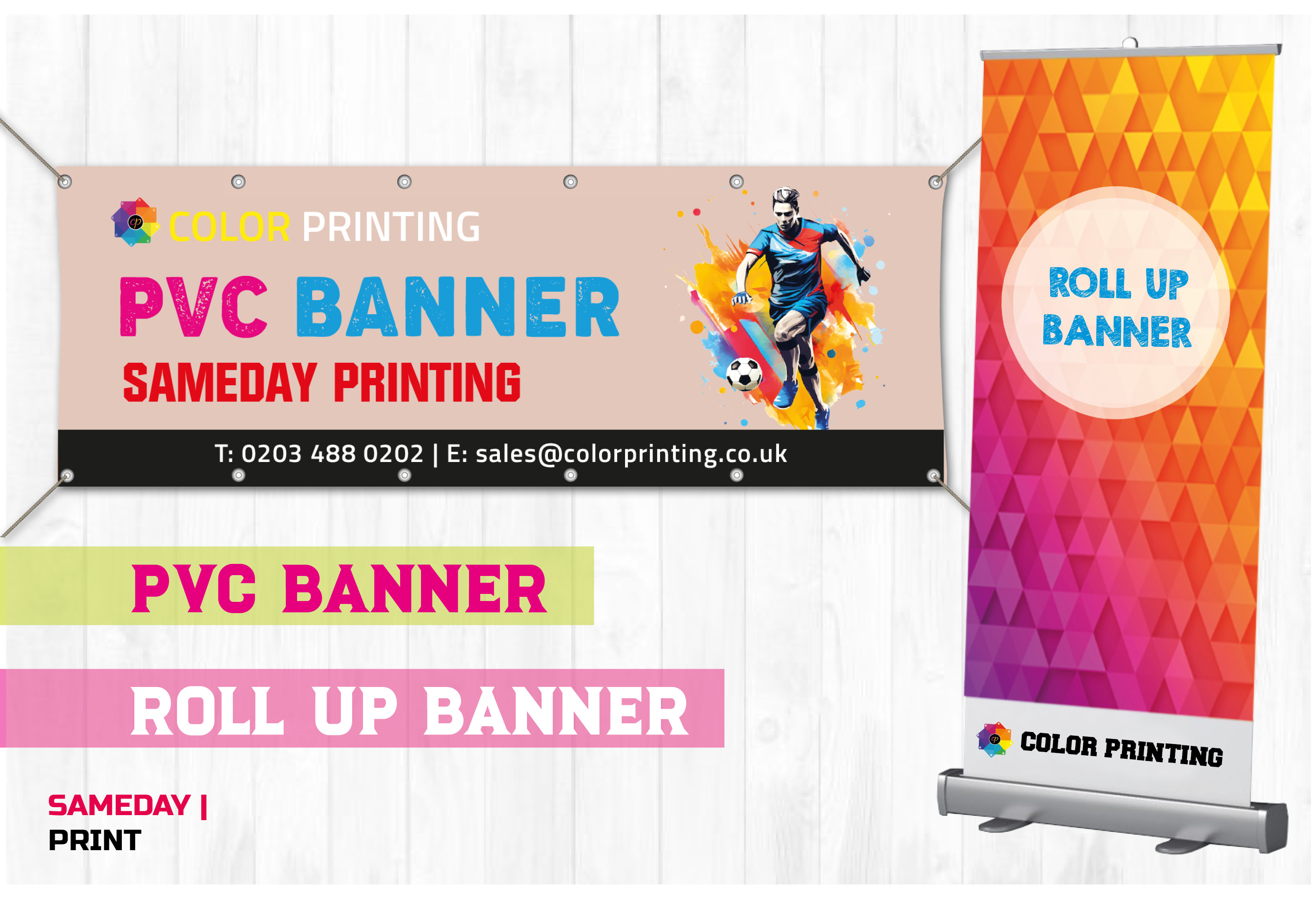 PVC Banner printing Sameday