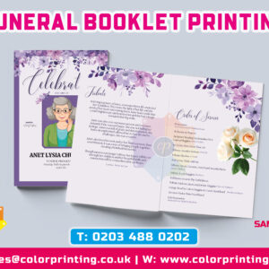 Funeral Program Booklet Printing